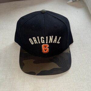 American Needle Original 6 Black/Camouflage Snapback OSFA